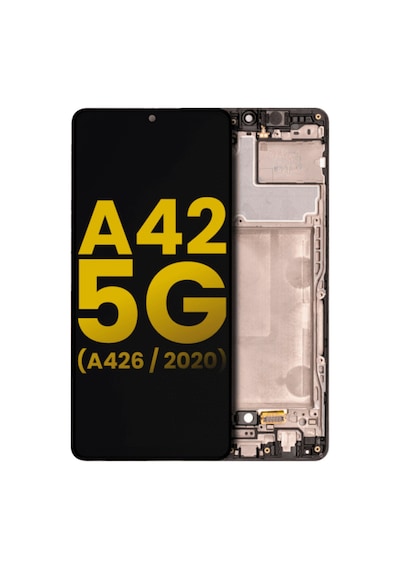 Samsung Galaxy Uyumlu A42 A426 Lcd Ekran Dokunmatik Siyah Çıtalı