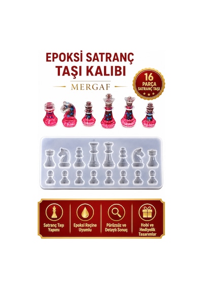Epoksi Satranç Taşı Kalıbı