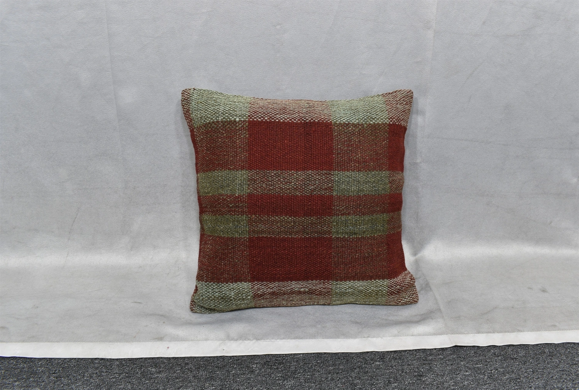 Zehra Abla Halı Yeni El Dokuma Dekoratif Kilim Kırlent Yastık Kılıfı 6521 Çok Renkli