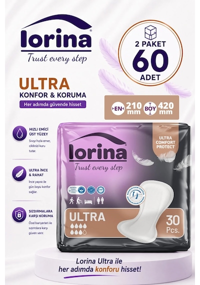 Lorina Ultra Mesane Pedi 7 Damla 2 x 30'lu