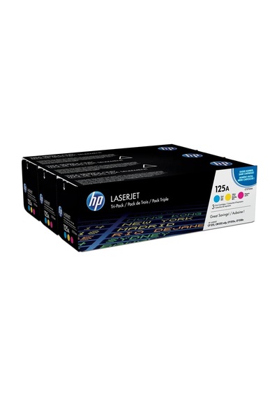 Hp 125a Mavi-kırmızı-sarı 3lü Takım Toner Cf373am Cb541a-cb542a-cb543a Kdo