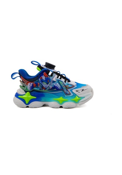 Pepino 2206 Beyaz Mavi Çocuk Sneakers Beyaz - Mavi