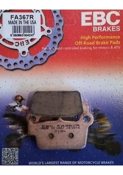 Yamaha Wr 450 F Arka Fren Balatası Ebc Fa367R Sinterli Balata
