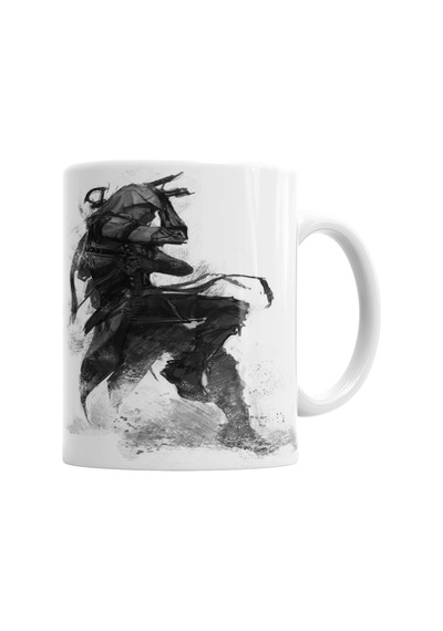 Assassins Creed Dark Black Kupa Bardak Porselen Karışık