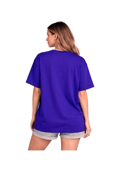 Hope Baskılı Saks Mavi Oversize Tişört - %100 Pamuk Saks Mavi Hope Baskılı Saks Mavi Oversize Tişört - %100 Pamuk Saks Mavi