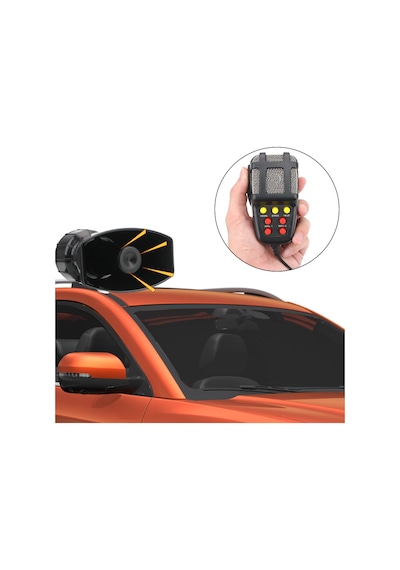 Space Power Siren 100w Pro: 7 Sesli Acil Durum İkaz Ve Uyarı Sistemi Motorsiklet-araba-kamyon