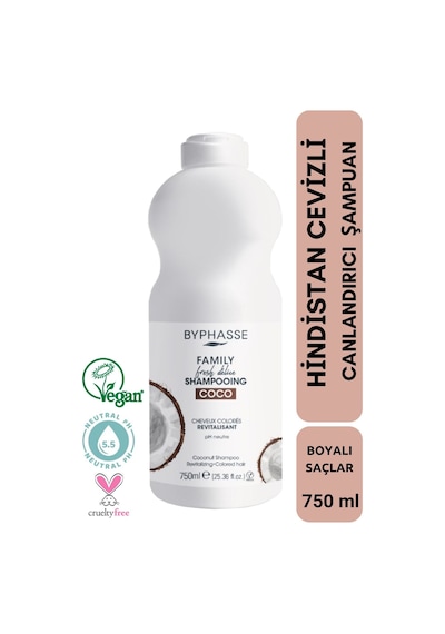 Family Fresh Boyalı Saçlara Özel Hindistan Cevizli Şampuan 750ml