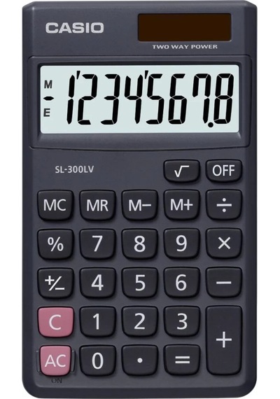 Sl-300lv- Hesap Makinesi Pocket Siyah