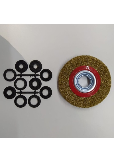 175 Mm Taşlama Motoru Daire Çanak Fırça Universal Göbek Kir Pas Y