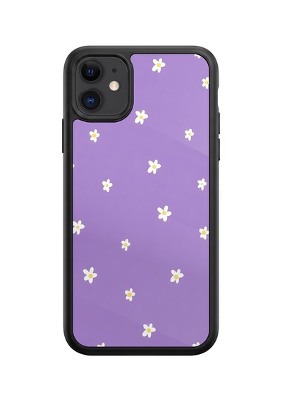 İphone 11 Uyumlu Papatyalar Desenli Kamera Korumalı Darbelere Dayanıklı Kılıf 990-papatyalar-iphone11