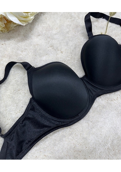Le Jardin Daphne C Cup Balenli Çıkarılabilir Askılı Toparlayıcı S Siyah