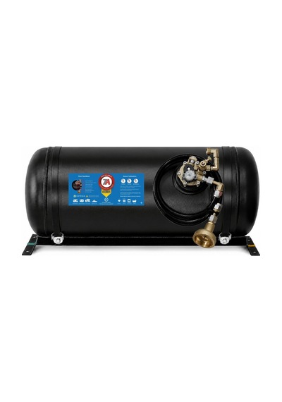 22 Litre Euro Yatay Karavan Lpg Tankı Siyah