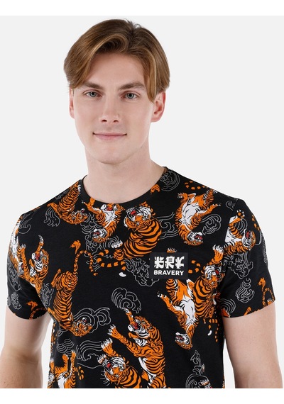 Colin's Colins Siyah Erkek Tshirt K.Kol Cl1062668 Q1.V2 Blk Siyah