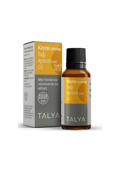 Kayısı Çekirdeği Yağı, Soğuk Sıkım,%100 Saf Ve Doğal, 20 Ml