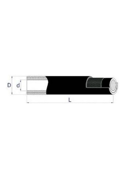 Benzin Hortumu Arakat Takviyeli 7.5x13 MM 1 Metre