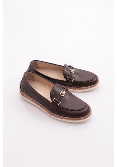 Dgn 190e Kadin Loafer Ayakkabi Kahve