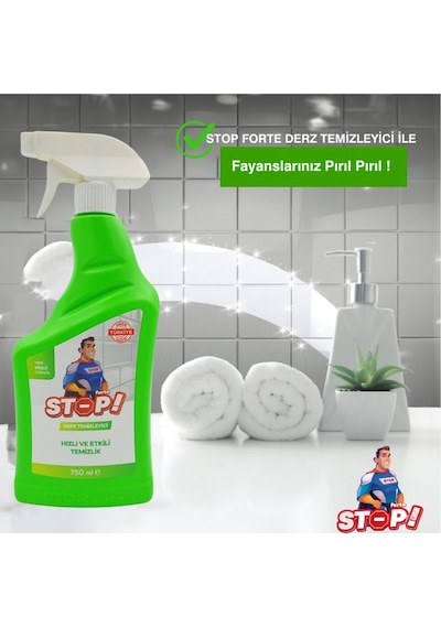 Stop Forte Derz Temizleyici 750 ML 2'li Set