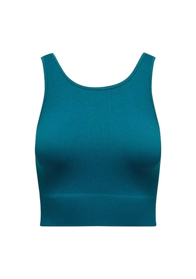 Only Play Onpjaıa Lıfe Un Sl Seam Short Top Noos Kadın T-shirt 15250051-dragonfly-mavi