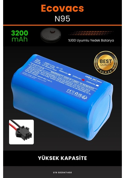 Ecovacs Deboot N95 3200mah Robot Süpürge Bataryası
