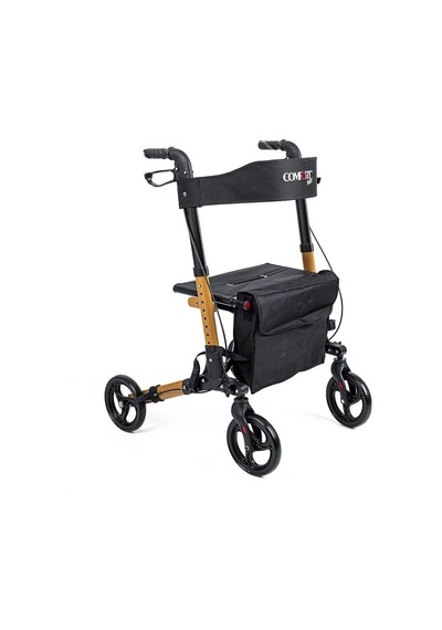 Medikaltec Comfort Plus Dm-9102 Kahverengi Lüx Alüminyum Rolatör
