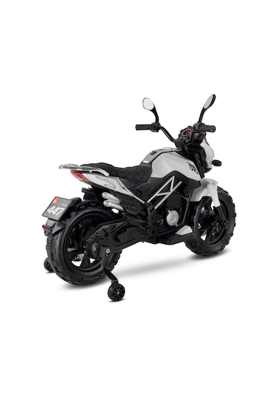 Babyhope 447 Motocross Akülü Motor Çocuk Motoru 12v Beyaz