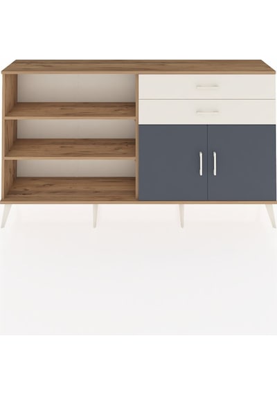Arges Konsol 3 Raflı 2 Çekmeceli 2 Kapaklı 176x30x99 Çam-antrasit/aytaşı Antrasıt/aytası - Atlas Çam Arges Konsol 3 Raflı 2 Çekmeceli 2 Kapaklı 176x30x99 Çam-antrasit/aytaşı Antrasıt/aytası - Atlas Çam