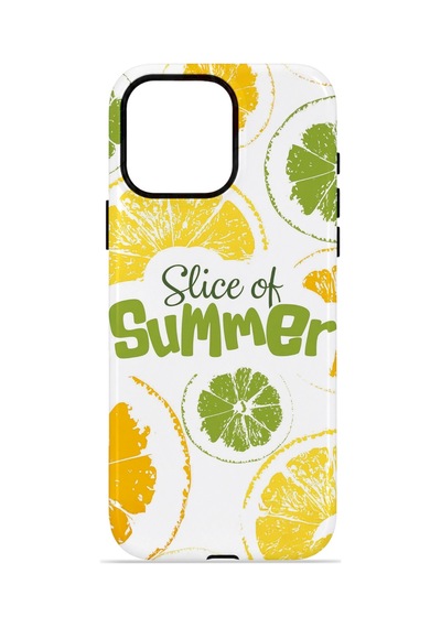 Apple iPhone Uyumlu 15 Pro Max Vorian Çift Katmanlı Kılıf Slice Of Summer
