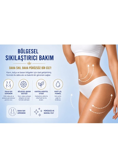 Dermaura Kafein & Mentol Içerikli Sıkılaştırıcı Jel 200 ML
