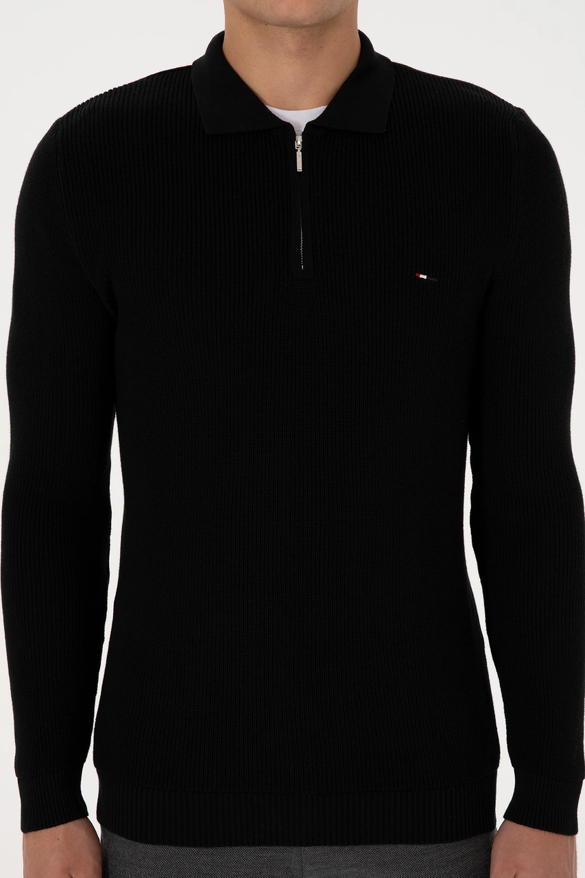U.S. Polo Assn. Erkek Siyah Basic Kazak 50313685-VR046