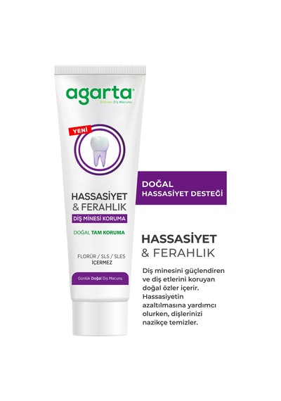 Agarta Doğal Hassasiyet Ve Ferahlık Diş Macunu 90 ML