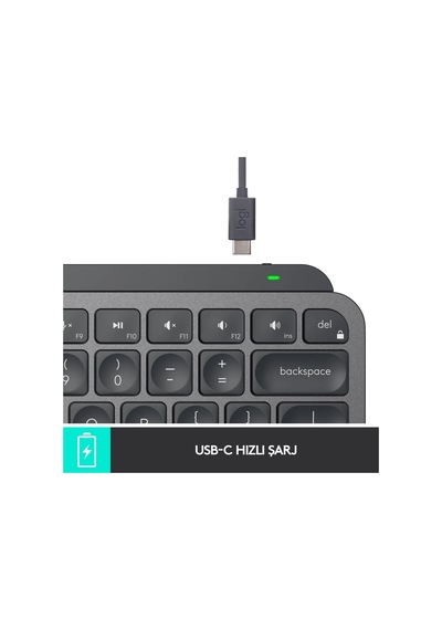 Logıtech Mx Keys Mını Mınımalıst Kablosuz Bluetooth Klavye