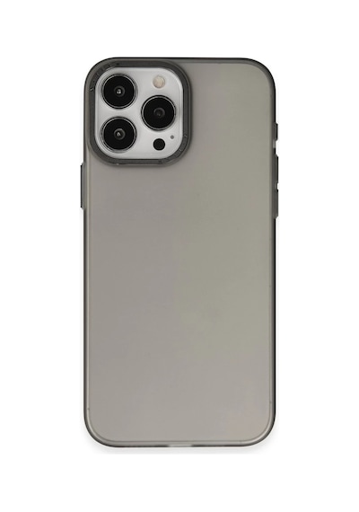 Apple iPhone Uyumlu  15 Pro Uyumlu Kılıf Modos Metal Kapak - Siyah
