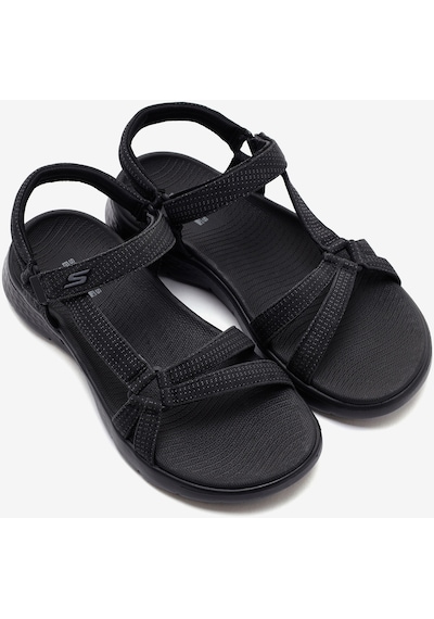 Skechers Go Walk Flex Sandal - Sublime Kadın Siyah Sandalet 141451 Bbk Siyah