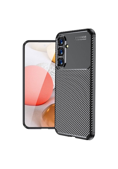 Galaxy S23 Fe Kılıf Zore Negro Silikon Kapak Siyah