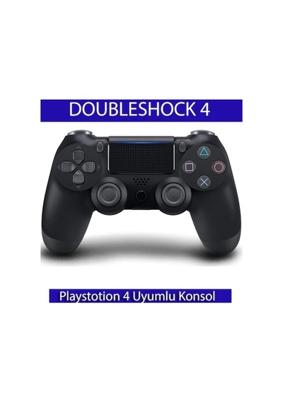 PS4 Uyumlu / V2 Yeni Nesil Kablosuz Oyun Kolu Siyah