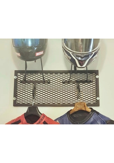 Motorcu Kask Askısı, Metal Kask Askısı Se-x2 Iron X2v8