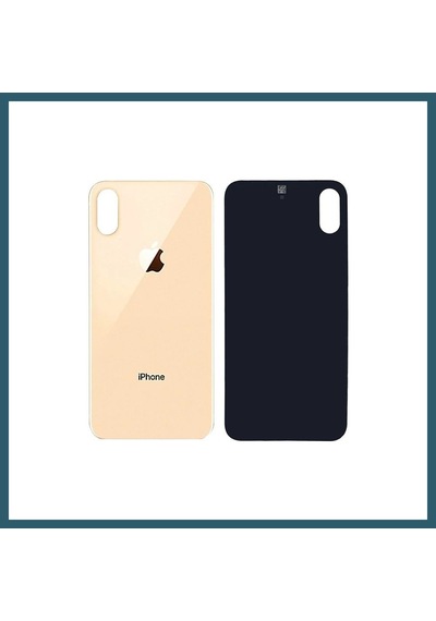 Bezos İphone Xs Arka Kapak Gold Altın Ob