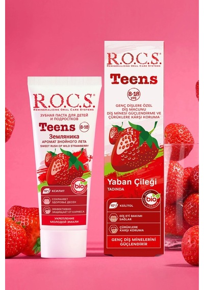 .teen Yaban Çileği Diş Macunu 8-18 Yaş 60 Ml - Özel Seri 356126-00004