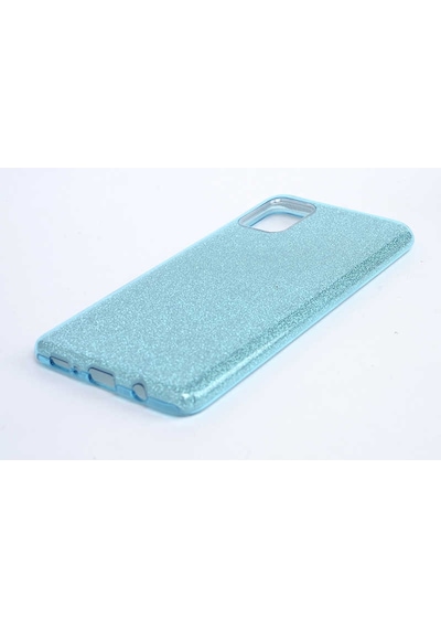 Samsung Uyumlu Galaxy A71 Kılıf Zore Shining Silikon Mor