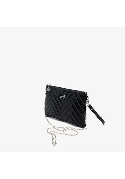 Portföy Çantası Kadın Silver Polo Sp1250-m211 Sılver Polo Portföy & Clutch Kırışık Siyah-kırışık Siy