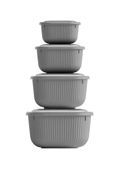 Sızdırmaz Saklama Kabı Seti 600/1100/1800/3000 Ml Kare Diğer