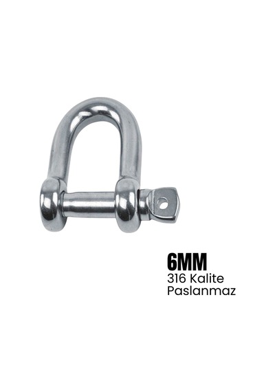 Shuıvan Zincir Kilidi 6mm Standart Tip - 316 Paslanmaz-1640