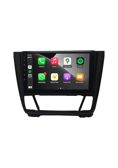 Redhat Bmw 1 Class Android Carplay Multimedya 2004-2011 Dijital Klima 4gb Ram + 64gb Hafıza + 8 Çekirdek
