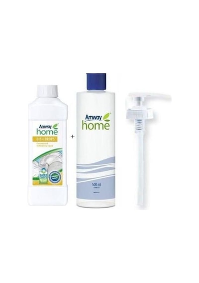 Amway Konsantre Sıvı Bulaşık Deterjanı +Çok Amaçlı Şiş+Pompa