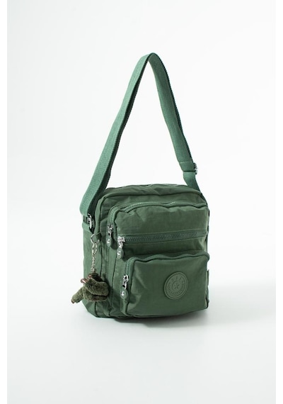 Baginn Kadın Postacı Çanta 28 32 Cm 571 Collection Klinkır Hafif Yağmur Geçirmez Klinkır Kumaş Çok Cepli Yeşil