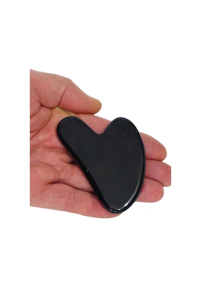 Obsidyen Gua Sha Yüz Yogası, Masaj Taşı 236-4