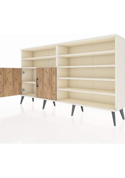 Arges Konsol 7 Raflı 2 Kapaklı 176x30x99 Aytaşı-çam/aytaşı Atlas Çam/aytası - Aytası Arges Konsol 7 Raflı 2 Kapaklı 176x30x99 Aytaşı-çam/aytaşı Atlas Çam/aytası - Aytası
