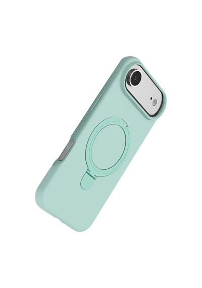Apple İphone 17 Air Regal Magsafe Standlı Kapak - Su Yeşili 0.2M-Çok Renkli