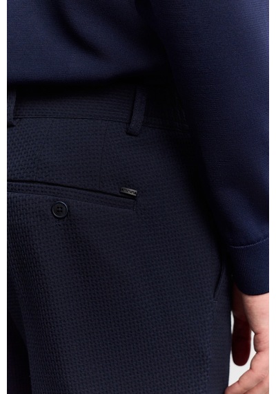 Avva Erkek Lacivert Yan Cepli Gofre Beli Lastikli Slim Fit Lastikli Pantolon A62y3203