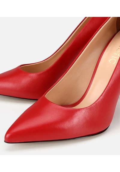 Hotiç Kadın Deri Kırmızı Yüksek Topuklu Stiletto 01ayh322810a750 01ayh322810a750